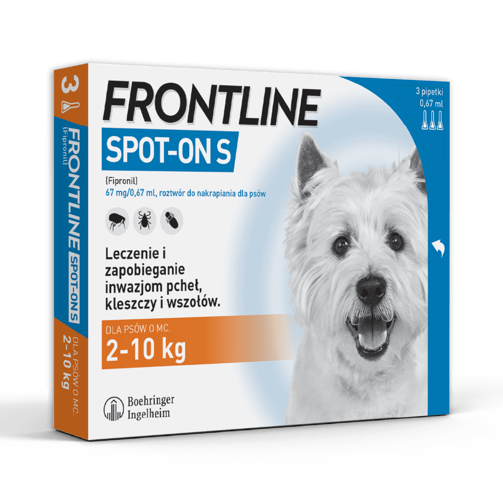 Frontline Spot-on Pies od 2 do 10kg