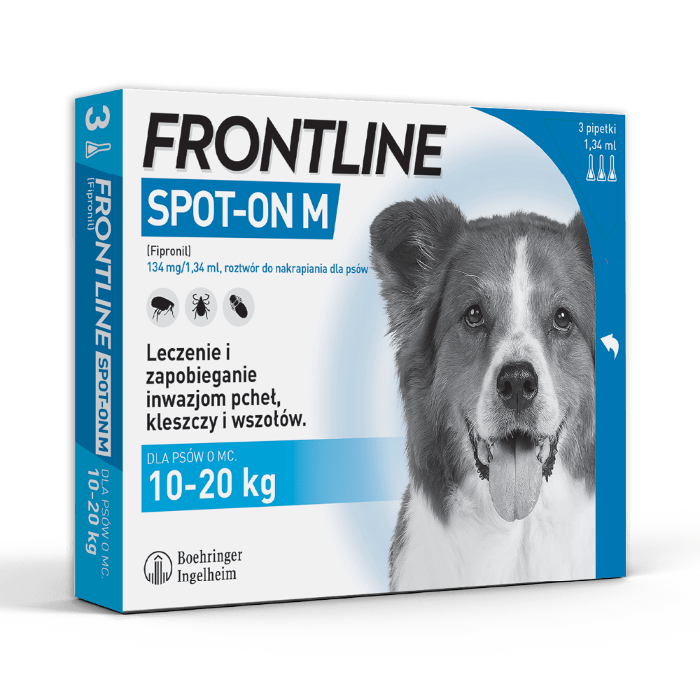 Frontline Spot-on Pies od 10kg do 20kg