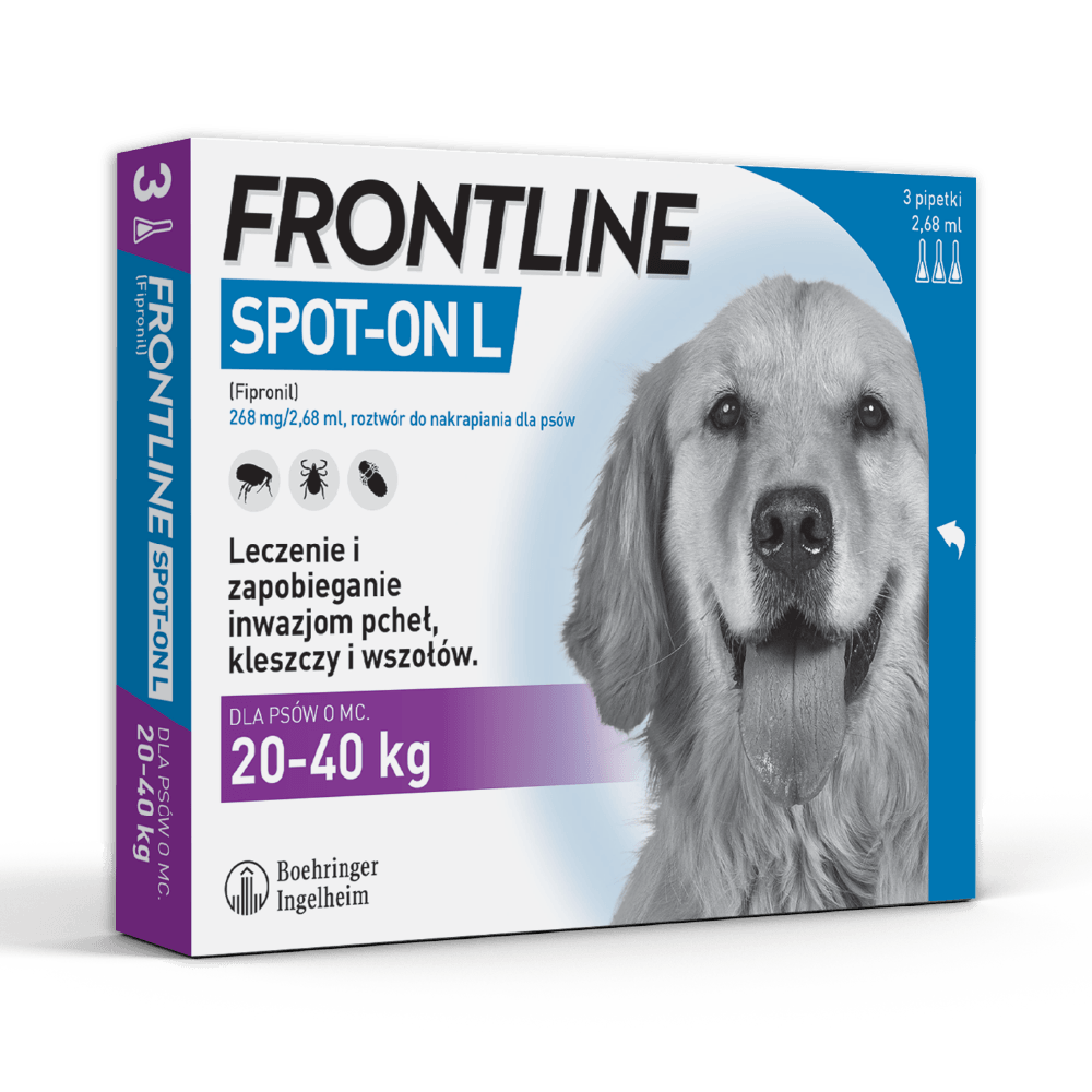 Frontline Spot-on Pies od 20kg do 40kg