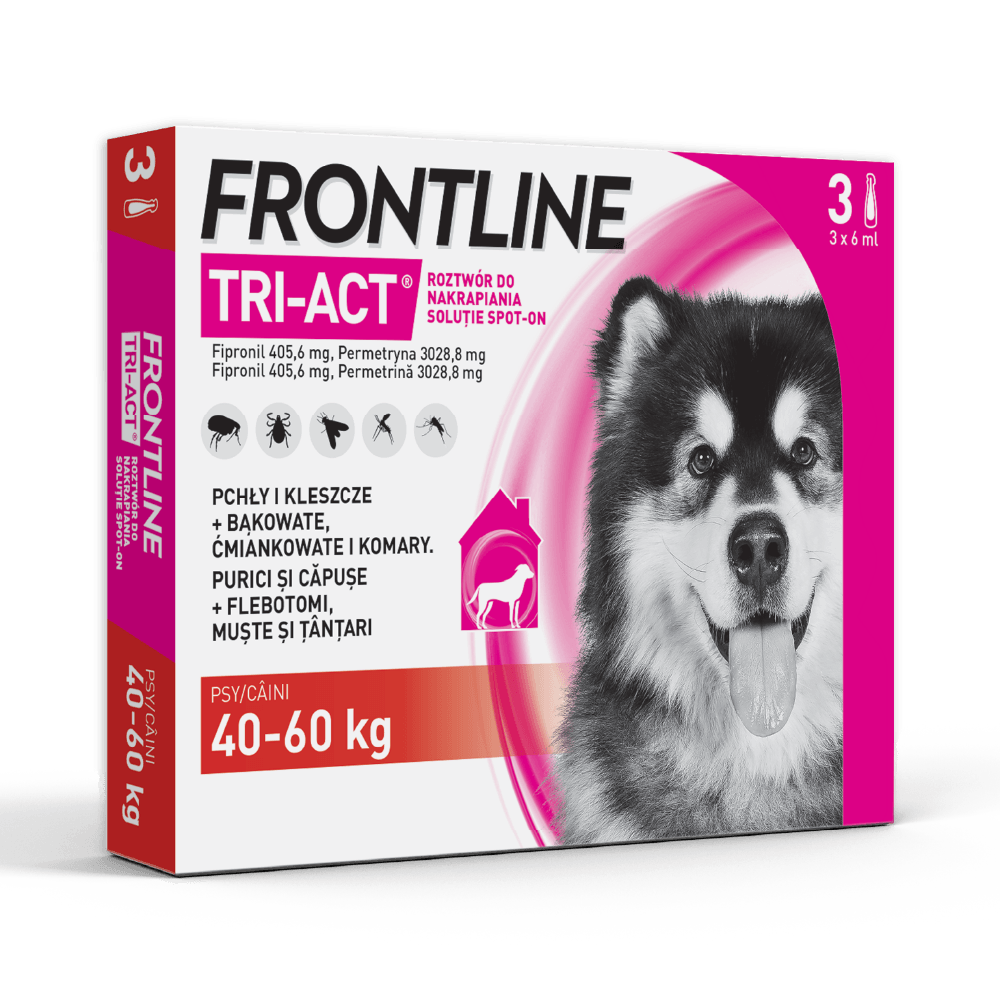 Frontline Tri-act dla psa - powyżej 40kg