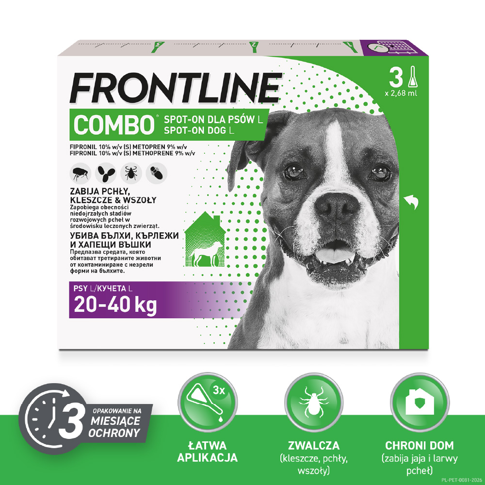 Frontline Combo pies L