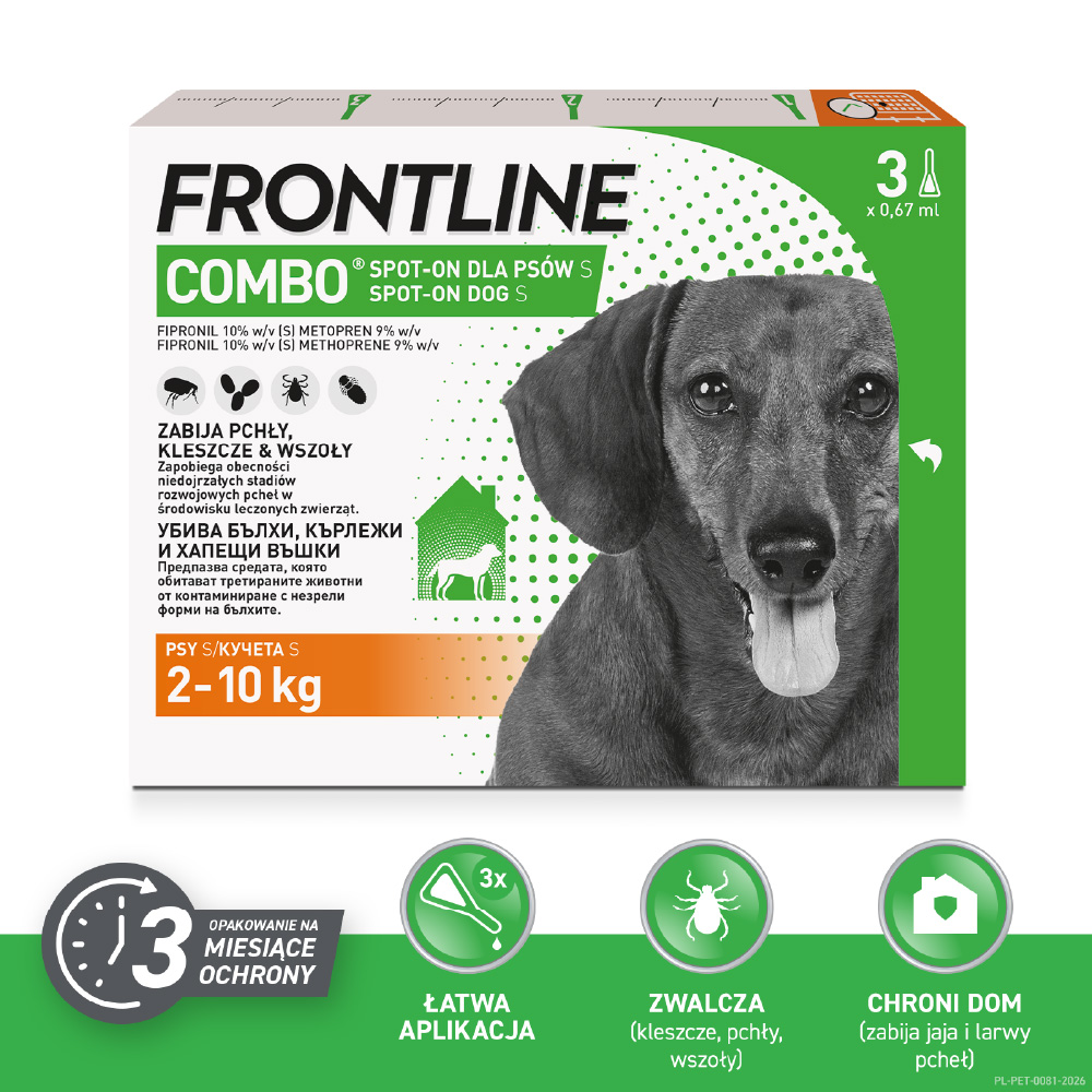 Frontline Combo pies S
